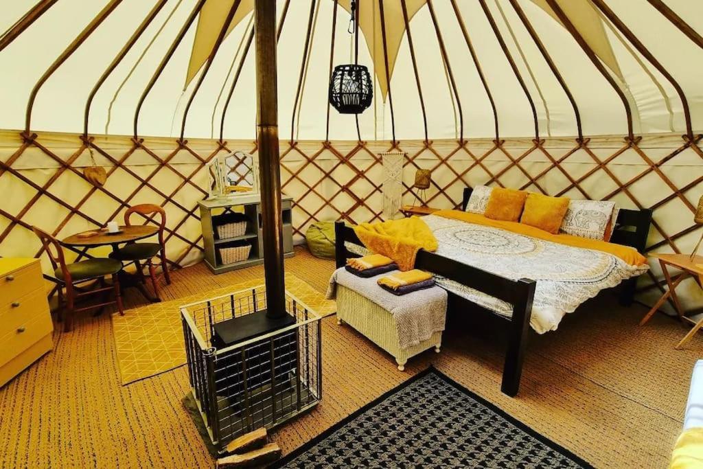 מלון Cynghordy Bronfelen Yurt מראה חיצוני תמונה